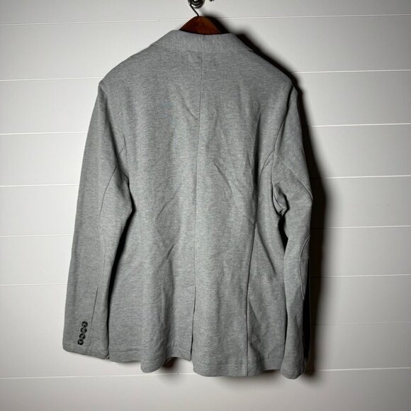 An Original Penguin Men's 100% Cotton Gray Blazer with Elbow Patches. Size XL - Picture 8 of 9